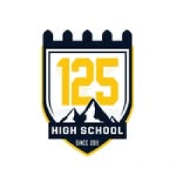 125 high school Актобе - логотип